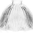 Uonlytech Vintage Glass Lamp Shade 8.85X5.90 Inch Pendant Light Cover Decorative Wall Sconce Fixture Soft Light Diffuser Easy Installation