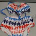 Art Class Blue Red White One Piece Swimsuit Girls Size XS (4/5)
