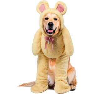 Rubies Walking Teddy Bear Pet Costume for Dogs or Cats, XXL (Brown)