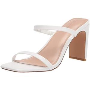 The Drop Women's Avery Square Toe Two Strap High Heeled Sandal 9