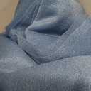 Wedding Arch Draping Fabric, 6.7 Yards Dusty Blue Sheer Curtains Wedding Decorations for Ceremony, Dusty Blue Chiffon Draping Fabric 29" x 20ft Backdrop
