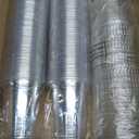 100 Pack - 16 oz Clear Plastic Cups with Lids and Straws, Sturdy & Food Safe Iced Coffee Cups with lids, Disposable Plastic Smoothie Cups for Cold Drinks