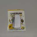 Lucrum Compatible with Nissan Key Fob Cover & Leather Keychain, 4 Buttons Keyfob Case for Pathfinder Rogue Sentra Versa Patrol Armada (2023-2025) - Blue and Gold