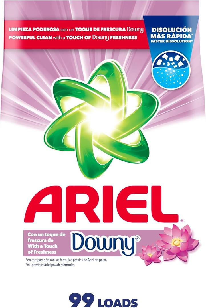 Ariel with a Touch of Downy Freshness, Powder Laundry Detergent, 158 ounces, 99 Loads