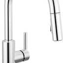 Delta 19867LF Nicoli 1.8 GPM Single Hole Pull Down Kitchen Faucet - Includes Escutcheon - Chrome