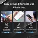 ai Translation Earbuds Translator Earphones Real Time with AI App Supporting 145 Languages, Clear Sound Quality Long Battery Life, Ergonomic Design, Perfect for Travel, Study, Business (Black)