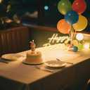Happy Birthday Neon Sign for Wall Decor, Happy Birthday Sign, LED Happy Birthday Light Up Sign, USB Powered Dimmable Neon Light for Birthday Party Decorations Backdrop, Warm White, 28 x 20 inch