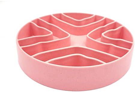 8 Inch Slow Eating Bowl - Healthy Design for Small & Medium Dogs & Cats - Anti Gulping, Cat & Dog Bowl, Slow Feeder