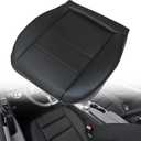 NLQR Black Driver Side Bottom Repalcement Leather Seat Covers Compatible with Mercedes Benz GLK250 GLK280 GLK300 GLK350 2008-2015 Compatible with Mercedes Benz C250 C300 C350 C350e C400 2008-2014
