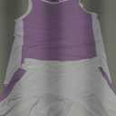 Zaclotre Girls Tennis Golf Dress Outfit Sleeveless Tank Top and Skorts Sets Sport Skirt with Shorts (5-6 Years, Light Purple)