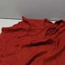 36-Inch Christmas Tree Skirt, Twisted Tie-Belt Knit Tree Skirt, Retro Rustic Farmhouse Christmas Decor, Round & Substantial, Fits 4-6 FT Xmas Trees, Perfect for Parties, Holiday Home Decor(Red)