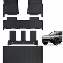 JKYOUKL Floor Mats & Trunk Mat Compatible for 2022 2023 2024 Rivian R1S, All Weather Anti-Slip TPE Rubber Waterproof Non-Slip Design Protect 3 Rows Set Car Floor Liners with Cargo Liners Accessories