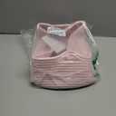 Woven Cotton Rope Storage Basket with Handles for Organizing Shelves Closet Small Cat Dog Pet Toy Baskets Box Bin Decorative Rectangle Baby Nursery basket Gift Basket Empty Light pink