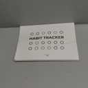 Hadigu Habit Tracker Calendar (Undated 12 Month) with Spiral Bound and Hanger, A4 size (8.3"x11.7"), Habit Planner, Daily Weekly and Monthly Tracker, Colorful Layout