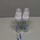 Dr. Brown's Anti-Colic Options+ Narrow Glass Baby Bottle with Level 1 Slow Flow Nipple, BPA-Free, 4 oz/120mL, 4-Pack