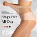 DancMolly Sheer to Waist Control Top Pantyhose, 2 Pairs Women's Tights T-Crotch, Everyday Office Wear, Medias de Mujer (XL)