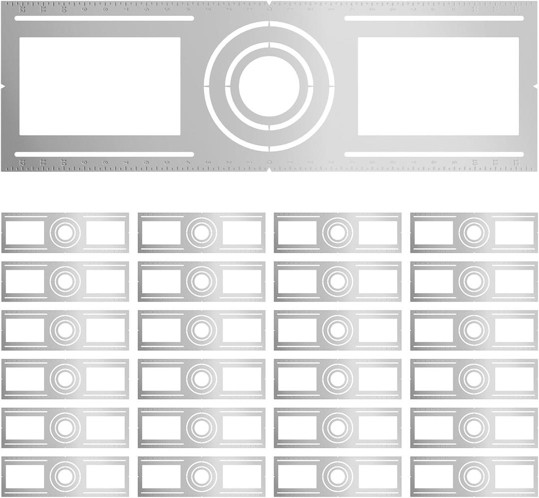 Amico 24 Pack 26 Inch New Construction Mounting Plate, Wafer Light Bracket