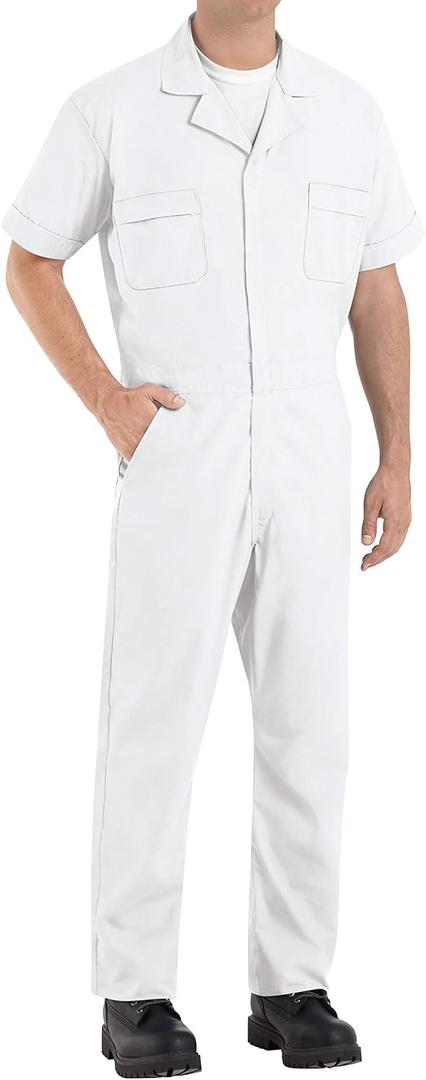 Red Kap mens Speedsuit (X-Large, White)