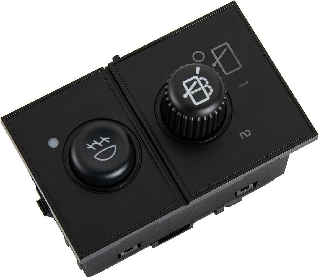 Rear Wiper Switch fits for Cadillac Escalade/Chevy Suburban1500 2500/GMC Yukon.Fog Lamp Switch.Replaces 15061682 15143158 CBS-1437