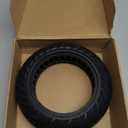 Cooryda 60/70-6.5 Scooter Tire, 10x2.50 Solid Scooter Tire 10 inch Electric Rubber Tubeless Wheels for Ninebot G30 Max / G30D Front or Rear Replacement Tires 1pc Black