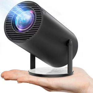 Upgraded Projector with WiFI 6 and Bluetooth Mini Portable Smart Video Theater 4K HD 1080P Outdoor Screen Movie Home TV Android Monitor PC Games 180° Rotatable Compatible for Laptop Tablet Computer
