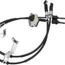 Manual Transmission Shifter Cable Replacement for 54310-SNA-A05 54310SNAA05 Compatible with Honda Civic 2006 2007 2008 2009 2010 2011 1.8L L4 Gear Shift Gearshift Control