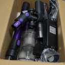 Cordless Vacuum Cleaner, 580W/48Kpa Vacuum Cleaners with 65 Min Runtime, Lightweight Wireless Vacuum with LED Headlights/Screen, wall mount, Removable Handheld Vacuum for Pet Hair/Carpets/Floors/Sofa