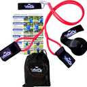 Arm Pro Bands Baseball Softball Resistance Training Bands for Arm Strength, Pitching and Conditioning Equipment, Anchor Strap, Door Mount (Red - Advanced Athletes, High School, Travel Teams)