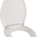 GarveeTech Toilet Seat, Sturdy Elongated Toilet Seat With Soft Close Mechanism - Effortless Installation and Cleaning, Secure Fit for Most Toilets - Classic Biscuit Finish