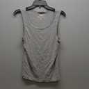 Men Silk Tank Tops Mulberry Silk Undershirt Gym Slim-Fit Layered Camisole Sleeveless Shirts Workout Tee Shirt (Large, Gray)