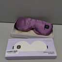 Heated Eye Mask - Cordless Eye Mask for Dry Eyes, Eye Relief, Improved Sleep, Washable Eye Heating pad for Travel and with Replaceable Shell (Purple)