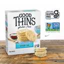 GOOD THINS Simply Salt Rice Snacks Gluten Free Crackers, Snack Crackers, 3.5 oz (EXP 08/27/26)