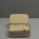 Vlando Jewelry Box Organzier for Travel,Graduation Gifts for Daughter,Jewelry Case with 12 Pcs Velvet Jewelry Bags for Earrings Necklace Rings,Valentine's Day,Birthday, Wedding Gift for Wome-Pink