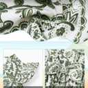 PATPAT Family Matching Summer Outfits, Mommy and Me Matching Shirts Dresses Paisley Print Matching Dresses for Family (6-9 Months, Green Paisley Floral)