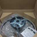 CubiCubi Modern Ceiling Fans, 20 Inch Black Ceiling Fan with Lights and Remote Control, APP, LED Fandelier with 3CCT and 6 Wind Speeds, Low Profile Ceiling Fans with Lights for Bedroom, Office