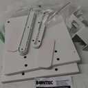 BONTEC KMT01-PJ Under Desk Keyboard Tray, Pull-Out Keyboard & Mouse Platform with C-Clamp, 20 x 11.8 in Space-Saving Ergonomic Slide-Out Drawer, White