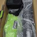 Leaf Blower Cordless, Leaf Blower with Battery and Charger - 2 x 4.0Ah Batteries, 2 Speed Modes, 21V Powerful Lightweight Electric Blowers for Lawn Care, Patio Cleaning and Dust, Green