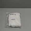 CUTEWIND Linen Kitchen Window Curtains Over Sink Rod Pocket 50 x 24 2 Sets Rustic Country Semi Sheer Light Filtering Curtains for Wide Bathroom Window Basement RV Ivory White