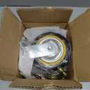 Gate Wheels for Metal Tube Gate - 6" Farm Gate Wheel for Metal Swing Gate Fence Support - 1 Pack