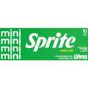 Sprite Lemon Lime Soda Soft Drinks, 7.5 fl oz, 10 Pack, BB Oct 05, 2026
