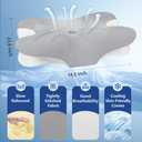 Cervical Neck Pillow for Neck Pain Relief and Sleeping, Ergonomic Contour Neck Support Pillow with Breathable Pillowcase, Memory Foam Pillow for Side, Back, Stomach Sleepers