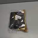 Small Thank You Gift Bags - 60 Pack Mini Candy Treat Bags for Birthday, Wedding, Party & Holidays - 4.5x1.8x3.9in Boxes with Gold Foil Printed Bow Ribbon (Black)