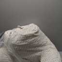 Blissful Diary Reading Pillow, Large Backrest Pillow with Shredded Memory Foam for Adult & Children, Designed for Bed and Couch Sitting Up, Includes Arms, Pockets and Washable Cover, Off White, Large(20inch)