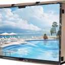 ULTCOVER Waterproof Outdoor TV Cover with Clear Front Flap for 38-41 inch Outside Flat Screen Televisions