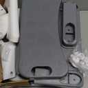 Potty Training Seat, SKYROKU Upgrade Toddler Toilet Seat for Kids Boys Girls, 2in1 Potty Training Toilet, Splash Guard Anti-Slip Pad Step Stool, New Sector-Shape Stabilized Base and heavier (8899 Grey)