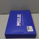 MIULEE Faux Linen Curtains 63 Inch Length 2 Panels Natural White Semi Sheer Curtain with Back Tab Rod Pocket, Light Filtering Window Privacy Burlap Drapes for Living Room Bedroom 42W x 63L