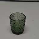 Green Votive Candle Holder, Flower Tea Lights Candles Holders for Wedding Table Decor, Birthday Parties, Vintage Home Decor, Bridal Shower and Holiday Decorations