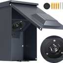 Joinfworld 50 Amp Generator Inlet Box, NEMA SS2-50P 125/250V 12500W Weatherproof Outdoor Receptacle, Emergency-Ready Industrial Grade