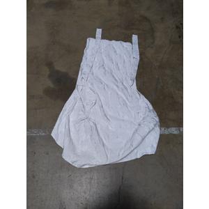 Polyester Chair Cover for Folding Lifetime Chairs White, Size 50x40"