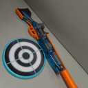 Dart Zone Retroshot Renegade Blaster with Target and 18 Suction Darts